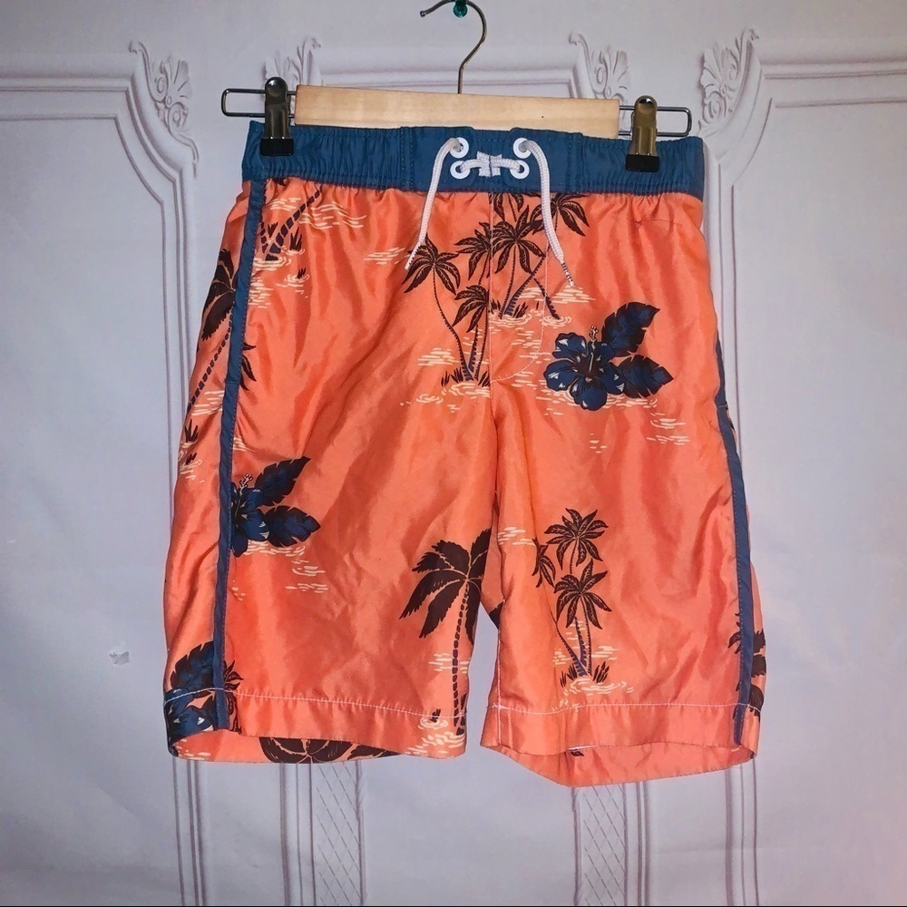 Gap Orange Palm Tree Boardshorts